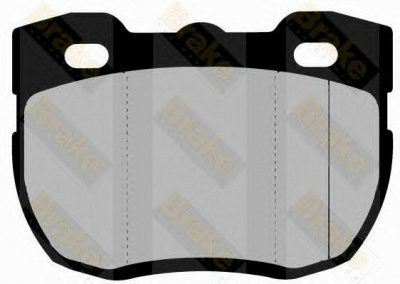 BRAKE ENGINEERING pa429 -  Комплект тормозных колодок, дисковый тормоз